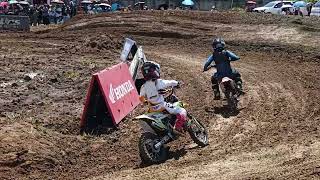 final 65cc  motocross competition 2024 araw ng cabanglasan Bukidnon [upl. by Nnyleitak]