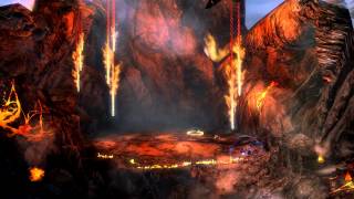 GW2 Scorchlands Vista Iron Marches Ultra Graphics [upl. by Sherard]