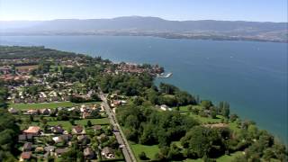 Lac Léman vu du ciel [upl. by Wrand]