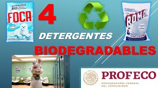 Los 4 mejores detergentes BIODEGRADABLES [upl. by Hamish]