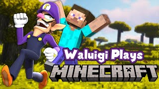 Waluigi Plays MINECRAFT [upl. by Wavell]