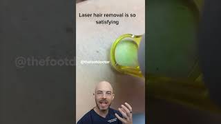 Underarm laser hair removal credit thefootdoctor on TT dermreacts laserhairremovalsatisfying [upl. by Refanej577]