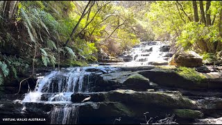 4K HDR Blue Mountains Scenic Walk  Lookouts Waterfalls amp Views in Leura  Australia Walking Tour [upl. by Backler]