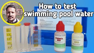 how to test swimming pool water PH level and chlorine [upl. by Eba301]