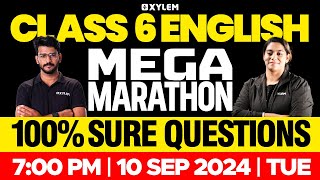 Class 6 English  Mega Marathon  Onam Exam 2024  Xylem Class 6 [upl. by Sierra]