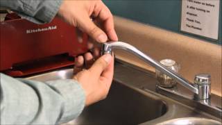 Installing a Faucet Aerator [upl. by Akciret725]