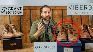 Boot Patina Update Viberg Natural Shell Cordovan Grant Stone Diesel Boot Oak Street Trench Boots [upl. by Eninaj]