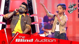 Mihidula Sithummeth  Teri Ungli Pakad Ke Chala  Blind Auditions [upl. by Vatsug]