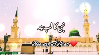 Nabi Ka Lab Par Jo Zikr Aaya ❤️  SLOWEDREVERB 😌 [upl. by Irish39]