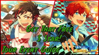 Enstars Tour Event Guide Get That Free 5 Star ensemblestars beginnersguide ensemblestarsmusic [upl. by Nnylirej448]