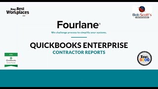 QuickBooks Enterprise Contractor Edition  Reports [upl. by Arimak]