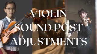 Your Guide To Violin Sound Post Adjustments  Robert Cauer Violins [upl. by Durer]