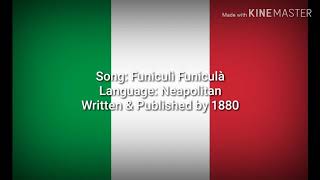 Funiculi Funicula  Beautiful Neapolitan Song Original Neapolitan Lyrics amp English Translation [upl. by Faydra]