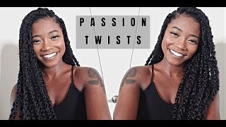 I FINALLY DID PASSION TWISTS Keke J Method ft BeautyKrewcom  Keke J [upl. by Ilrak]