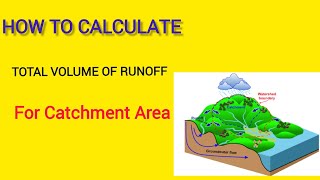 How To Calculate Total Volume Of Runoff For a Catchment Area💥 [upl. by Columbyne]