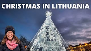 Vilnius Christmas Market CHRISTMAS IN LITHUANIA [upl. by Heydon194]