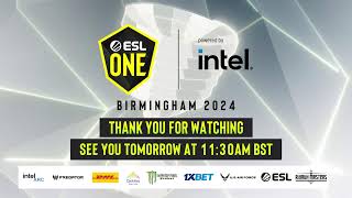 ESL One Birmingham 2024  Day 4 Stream A  Full Show [upl. by Bertina751]