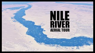 Nile River aerial view  Nile River virtual journey [upl. by Nylasej]