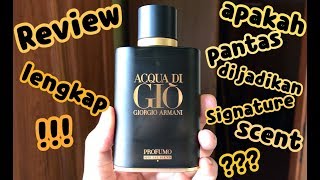 Acqua Di Gio Profumo  Indonesia Parfum Review [upl. by Annoiek]