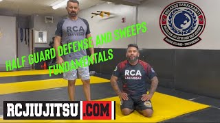 Half Guard defense and sweeps fundamental [upl. by Wayland]