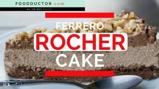 Ferrero Rocher Cake Recipe  FERRERO ROCHER DOUBLE CHOCOLATE NUTELA CAKE [upl. by Divan]