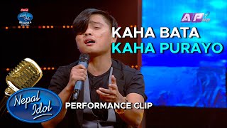 Sora Barse Umeraima Bhupendra Thapa Magar  Nepal Idol Season 4 [upl. by Ralph580]