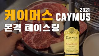 Caymus 케이머스 2021 시음기 와인 콜키지 프리 무식당 [upl. by Ailaham]