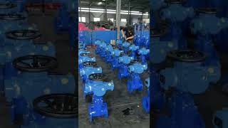 Electric gate valve PN16 PN10 BS5163 resilient seat butterflyvalve gatevalve automobile [upl. by Olympium]