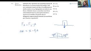 🔭 Luglio 2024  Fisica e matematica n° 274  Gabriele deve spostare una cassettiera piena di bianc… [upl. by Edan]