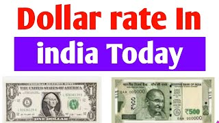 Dollar rate in india Today  Usd dollar rate today in india  American Dollar Rate Today [upl. by Schou]