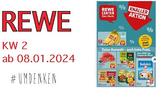 Rewe Hannover Prospekt Angebote Aktionen  Rabatte  Discounter KW 2 ab 08012024  Supermarkt [upl. by Rita]