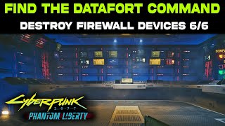 Find the Datafort Command  Destroy Firewall Devices 66  Somewhat Damaged  Cyberpunk 2077 [upl. by Selrahc]