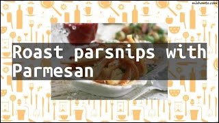 Recipe Roast parsnips with Parmesan [upl. by Anafetse]