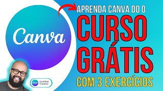 Canva como usar do ZERO para iniciantes  Cursotutorial Grátis 2023  Com embaixador OFICIAL CANVA [upl. by Adnomar]