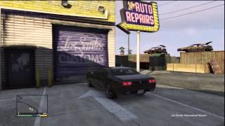 Grand Theft Auto V Gameplay Pillbox Hill Getaway Car [upl. by Africah33]