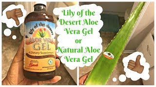 Lily of the Desert Aloe Vera Gel Review  Why the Plant is better [upl. by Emawk]