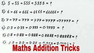 Super fast Maths Addition tricks in Hindi  Maths tricks for addition [upl. by Whitcher]