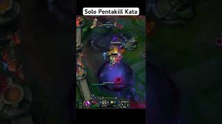 1v5 Pentakill Katarina leagueoflegends raiko outplay gaming riotgames league [upl. by Eerahs]