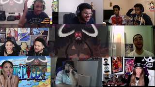 Kaido one shot luffy reaction mashup [upl. by Resarf]