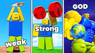 Roblox but i get 1256x stronger every minute [upl. by Laerol]