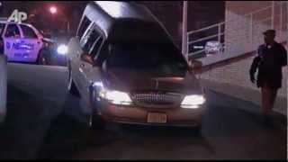 Raw Video Hearse Arrives at NJ Funeral Home [upl. by Dolphin810]