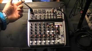 Behringer Mixer How to do a setup [upl. by Aiset441]