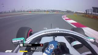 2019 Chinese Grand Prix Valtteri Bottas Pole Lap  Pirelli [upl. by Schiffman961]