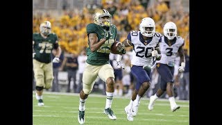 Baylor scores 2 TDs in a minute v West Virginia 2017 [upl. by Chamkis]