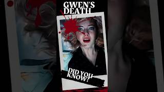 Fact about Gwens death you didnt know ytshorts shorts gwenstacy spiderman andrewgarfield [upl. by Uni299]