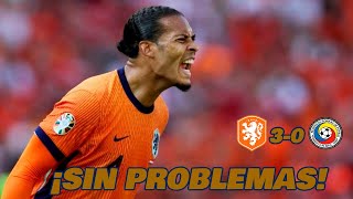 GOLEADA DE HOLANDA EN OCTAVOS DE FINAL EUROCOPA 2024 🏆 EN ZONA FUT [upl. by Pryor]