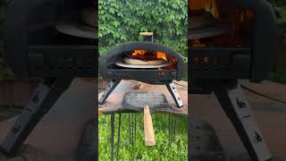 Cooking Pizza in the all new Bertello SimulFIRE 16quot Rotating Outdoor Pizza Oven [upl. by Tremain]