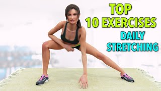 Top 10 Stretching Exercises To Increase Height And Improve Posture [upl. by Shah]