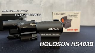 箱出し！HOLOSUN HS403B ROMEO5と比較してみた [upl. by Jorgan298]