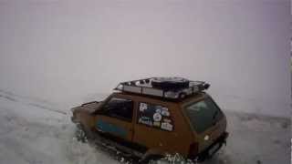 FIAT Panda 4x4 WINTER OFF Road [upl. by Oralia322]